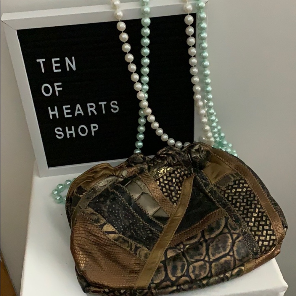 Retro Metallic Purse